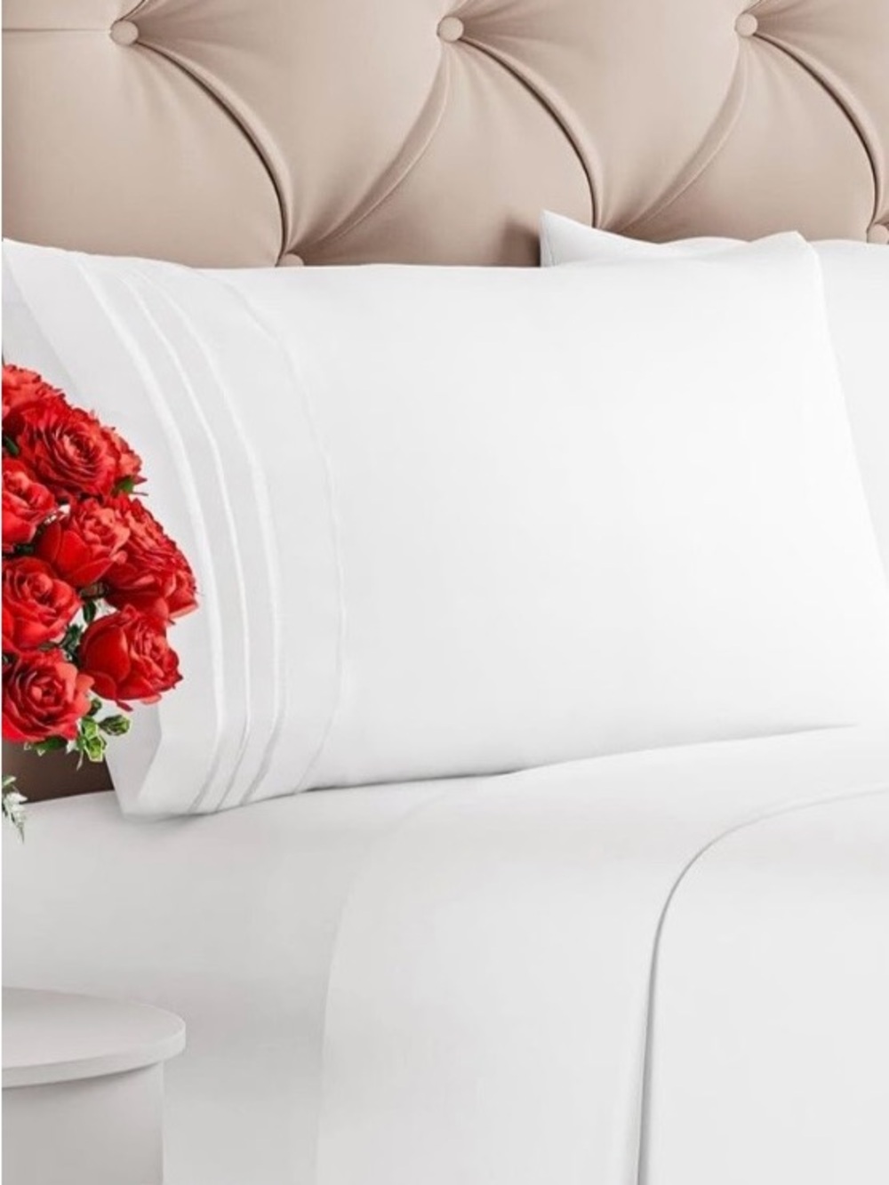 Full Classic White Sheet Set